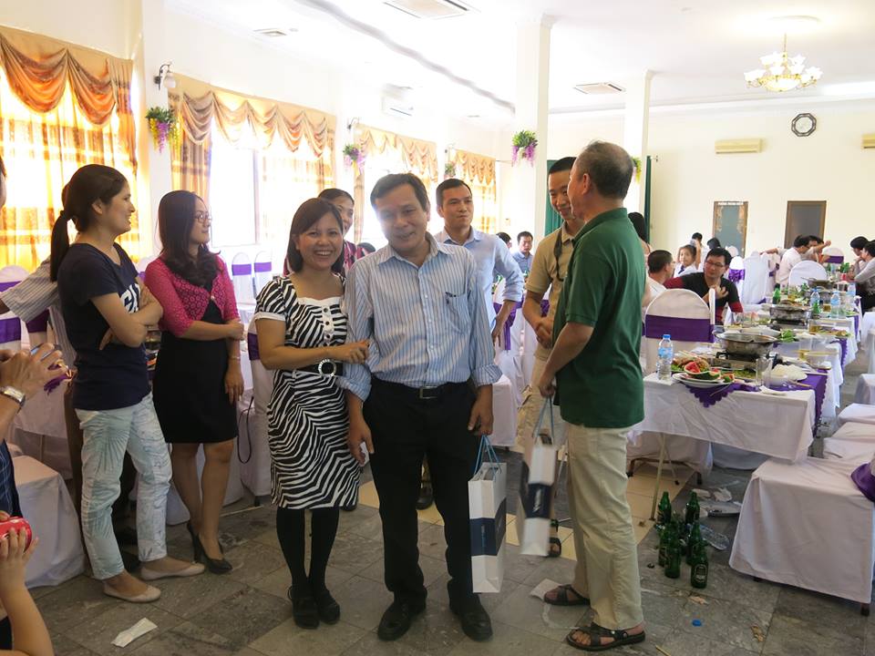 Thầy Thái với học trò cũ