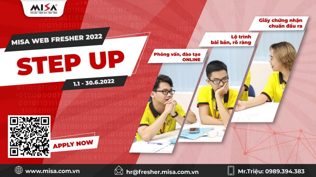 [MISA FRESHER WEB 2022: STEP UP!]