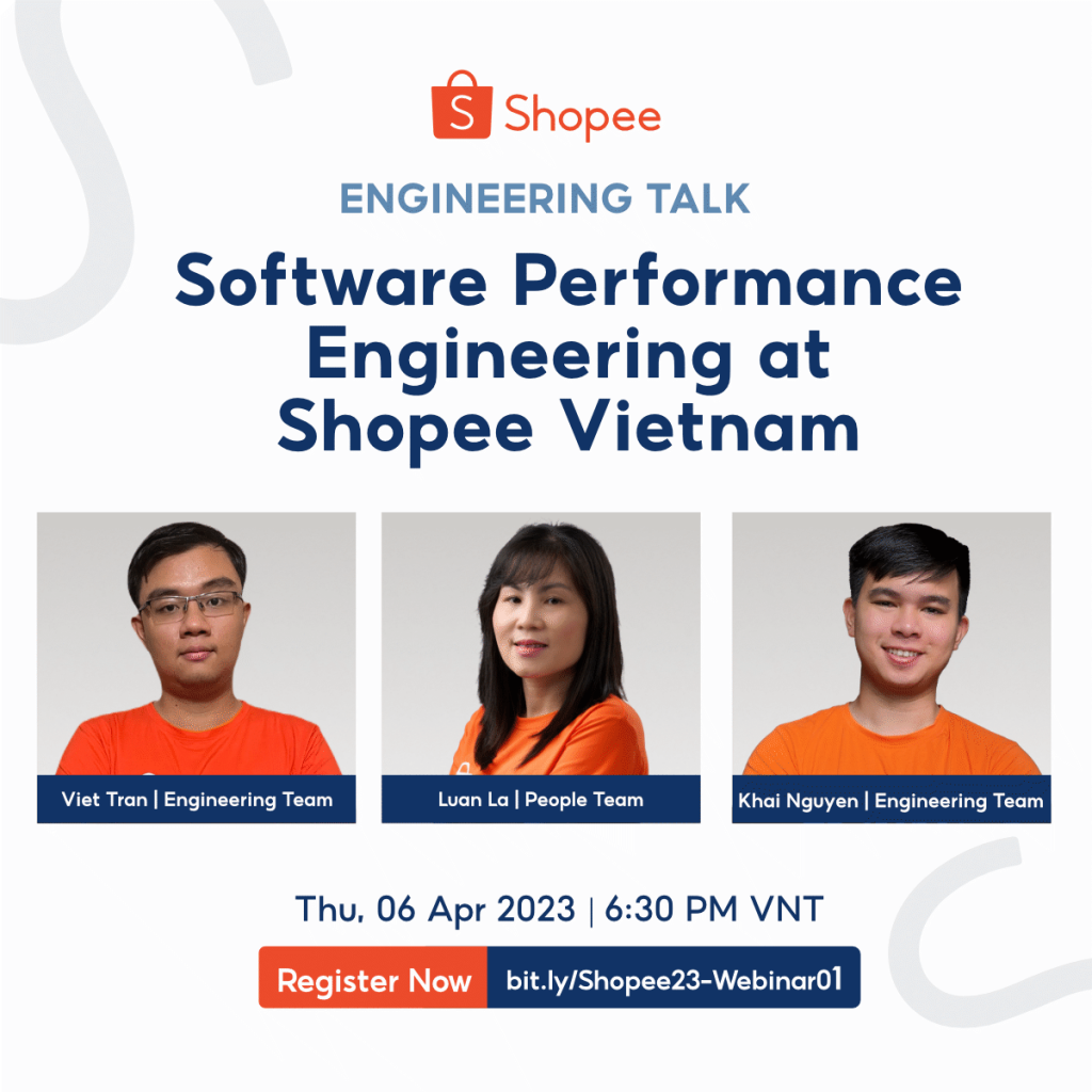 Bật mí dàn diễn giả trong webinar Engineering Talk: Software Performance Engineering!