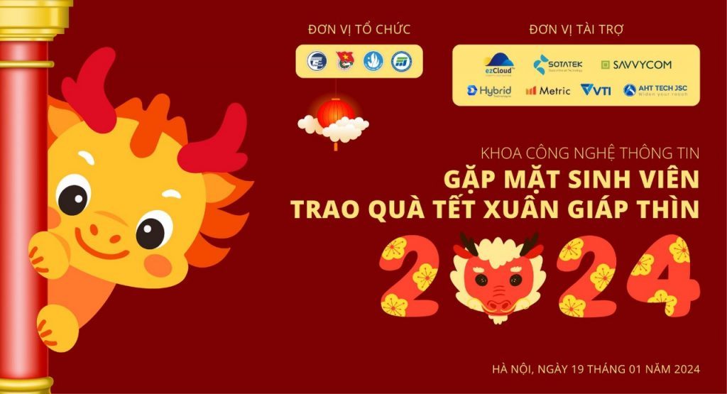 Trao 46 suất quà cho sinh viên Khoa CNTT, Trường ĐH Công nghệ về quê ăn tết